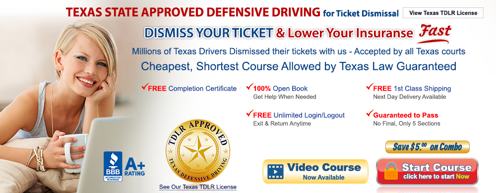 Texas approved defensive driving online